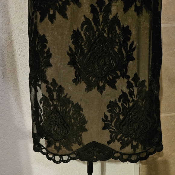 Forever 21 Black Lace and Mesh Cocktail Dress - Picture 4 of 7